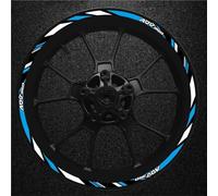 Motorcycle Decal Sticker Scooter Rim Decal Stripe Tape Accessories Waterproof Reflective for H-onda ADV 350 Adv350 2022 2023 Motorcycle Wheel Hub Stickers(Blue)