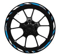 Motorcycle Decal Sticker Stripe Tape Accessories Waterproof Reflective for H-onda ADV 350 Adv350 2022 2023 Motorcycle Wheel Hub Stickers Scooter Rim Decal(Blue)