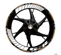 Motorcycle Decals Reflective Waterproof Wheel Decals Sticker for Suzuki for GSR 750 600 400 Rim Modification(Style 13)