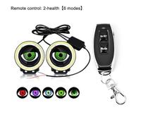 Motorcycle Decorative Lights 3D Dynamic Devil's Eye LED Light Waterproof Headlight 82 Kit H6Z9 For Car Modes Motorcycl Retrofit