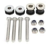 Motorcycle Detachable Docking Hardware Bolts Screw Kit, Replacement for 883 1200 XL 2004 2017, Steel Chrome Plated Bolts Set, Sissy Bar Bolts and Docking Screw