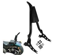 Motorcycle Detachable fatboy Backrest Sissy Bar Passenger Back Rest Pad Fit for Harley Fat Boy FLFB 2018-2023, Breakout FXBR FXSB 13-23 (26" Height, Black)