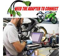 Motorcycle Diagnostic Cable with Live Data Following & Error Code Scanning Simple Install Suitable for Riding Soldier Motorcycle Diagnostic Tool