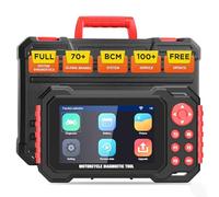 Motorcycle Diagnostic Tool M7 Full System OBDII Code Reader Scanner with 5-inch IPS Display, 70+ Brands & 100+ Service Functions Car Diagnostic Tool for Honda Kawasaki Yamaha Harley