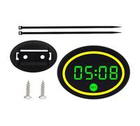 Motorcycle Digital Clock | Small Waterproof LED Voltage Display for Motorcycle Digital Clock | For Women, Teenagers, Motorcycling Enthusiasts, Urban Shuttle, Road, Short Trips and Adventure