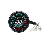 Motorcycle Digital Odo-Meter 12V Motorcycle Tachometer Instruments Odometer Indicator Led Round 12000rpm For Suzuki For Racer