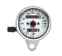 Motorcycle Digital Odometer Gauge 12V Dual Motorcycle Tachometer Odometer Gauge Neutral Turn Signal Indicator Digital Tachomete Mileage Kit Trip Meter