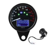 Motorcycle Digital Speedometer LCD Display Digital Gauge Oil Level Meter
