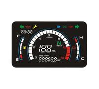 Motorcycle Digital Speedometer Screen Adjustable Meter Assy