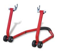 Motorcycle/Dirt Bike Paddock Rear Stand Easy Lifting Adjustable w/ 2 Castors vid