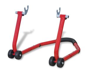 Motorcycle/Dirt Bike Paddock Rear Stand Easy Lifting Adjustable w/ 2 Castors vid