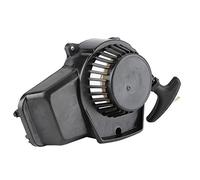 Motorcycle Dirt Quad Pull Start, Mini Moto Pull Start 2 Stroke Motorcycle Dirt Quad Pull Start Plastic Heavy Duty Manual Hand Starter Hand Puller Igniter Pullstart Air Cooled(black)