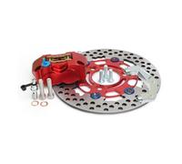 Motorcycle disc brake rotor 220mm Brake Disc Rotor 3 Hole Caliper Set RPM 84mm Brakes Caliper Radil Mounting For Aerox For Nitro BWS 100 JOG 50 Rr