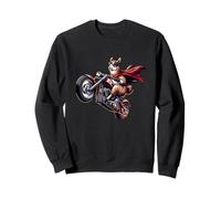 Motorcycle Dogs Fearless Ride Fun Sweatshirt