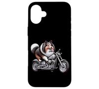 Motorcycle Dogs Ride With Pawsome Spirit Case for iPhone 16 Plus