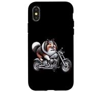 Motorcycle Dogs Ride With Pawsome Spirit Case for iPhone X/XS
