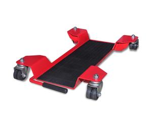 Motorcycle Dolly Centre Stand Red Motorbike Tool Garage Mover Paddock vidaXL