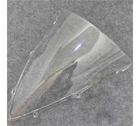 Motorcycle Double Bubble Windscreen Screen Wind Deflectors Windshield For Yamaha YZF600 YZFR6 2003-2005(Transparent)