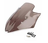 Motorcycle Double Bubble Windscreen Windshield Visor For Kawasaki For Ninja Z1000 Z 1000 2007-2009 Wind Shield Screen Protector Wind Deflector Windshield Windscreen(Smoke)
