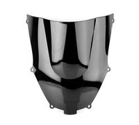 Motorcycle Double Bubble Windshield Windscreen For For Ninja ZX9R 2000 2001 2002 2003 Protective Cover(Black)