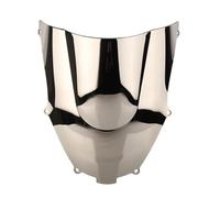 Motorcycle Double Bubble Windshield Windscreen For For Ninja ZX9R 2000 2001 2002 2003 Protective Cover(Silver)