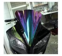 Motorcycle Double Bubble Windshield Windscreen Screen For 2014 2015 2016 For Yam&aha YZF-R15 YZF R15 R 15 V1.0 V2.0 Smoke Iridium Front Deflectorss Flyscreen