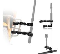 Motorcycle Double Clamp Camera Mount Kit Compatible for Insta360 X5-X | Heavy-Duty Dual Motorcycle Clamp Mount compatible for GoPro for Bike ATV UTV Boat riding video recording(No Stick)