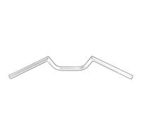 Motorcycle Drag Bar Handlebar 7 8 Inch 22mm Handle Bar Universal Compatible With Automotive Motorcycle Parts Cafe Racer Bobber(Chrome)