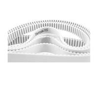 Motorcycle drive belt HTD5M PU Timing Belt 25/30/40mm Width White Polyurethane Toothed 590-795mm Closed Loop Gear Clutch(30mm,5M-740mm)