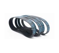 Motorcycle Drive Belt S2M Timing Belt Rubber Transmission Closed Loop 2M CNC Drive Perimeter 150 152 154 156 158 160 162 164 166 168mm Width 4~20mm(S2M 150mm,9mm)