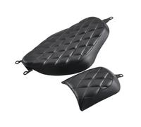 Motorcycle Driver Passenger Seat Two Up Motorcycle Black Two-Up Front Driver Rider For Seat Rear Passenger Cushion Pillion For Sportster For Iron XL 883 1200