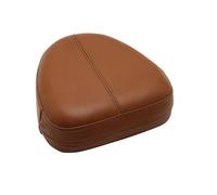 Motorcycle Driver Passenger Seat Two Up Motorcycle Universal Backrest Cushion Back Pad Brown For Chopper For Cruiser
