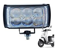 Motorcycle Driving Spotlights,Bright Motorcycle Spotlight Lights - 2000-Lumen 6 LED Powerful Lamp for Motorbike Street Night Touring for Visibility