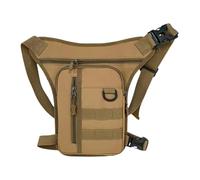 Motorcycle Drop Leg Bag,Thigh Bag Men Waist Bag Fanny Pack Adjustable Strap Portable Thigh Decor Hip Pouch Drop Leg for Running Riding Travel Fishing(Dark Khaki)