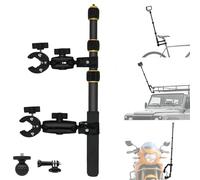 Motorcycle Dual Clamp Mount with Invisible Stick Compatible for Insta360 X5