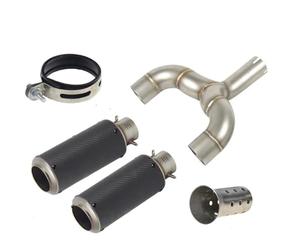 Motorcycle Durable Decorative Accessories Exhaust Middle Pipe Muffler Mid Link Pipe For Benelli 600 BN 600 Slip On Motorcycle Accessories Exhaust(Style 5)