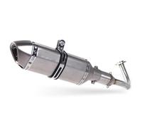 Motorcycle Durable Decorative Accessories Exhaust Muffler Full System Middle Pipe For PCX 125 150 Pcx125 Pcx150 Slip On Motorcycle Accessories Exhaust(Style 2)