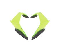 Motorcycle dynamic wing Motorcycle Fairing Fixed Wind Wing Spoiler Parts Pneumatic Kit For Kawasaki ZX10R ZX-10R 2021-2025 Aerodynamic wing(Yellow)