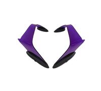 Motorcycle dynamic wing Motorcycle Fairing Fixed Wind Wing Spoiler Parts Pneumatic Kit For Kawasaki ZX10R ZX-10R 2021-2025 Aerodynamic wing(Purple)