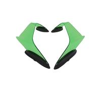 Motorcycle dynamic wing Motorcycle Fairing Fixed Wind Wing Spoiler Parts Pneumatic Kit For Kawasaki ZX10R ZX-10R 2021-2025 Aerodynamic wing(Green)