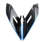 Motorcycle dynamic wing Motorcycle Parts Front Side Downforce Naked Spoilers Fixed Winglet Fairing Wings For CFMOTO 450SR 450 SR CF450SR 2022-23 Aerodynamic wing(ABS carbon Blue)