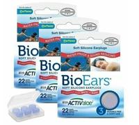 Bio Ears Soft Silicone Earplugs (9 Pairs (3 Packs))