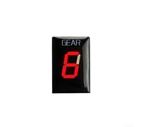 Motorcycle ECU Mount LED Display Waterproof, Motorcycles 6 Speed Digital Gear Gear Indicator Display For Honda CBR CB500X CB400SF CB650F(Red)