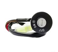 Motorcycle Electric Door Lock Ignition Switch Replacement with 2 Keys - ABS Material, Direct Fit for Most Motorcycles (Not OEM, Verify