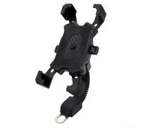 Motorcycle Electric Phone Mount with 360 Degree Swivel Function and Broad Compatibility for Handlebar Rearview Mirror A and B (rearview mirror A)
