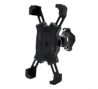 Motorcycle Electric Phone Mount with 360 Degree Swivel Function and Broad Compatibility for Handlebar Rearview Mirror A and B (Handlebar)
