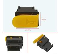 Motorcycle Electric Vehicle Handlebar Switch Assembly with and Five-Way Control, Yellow + Black Plastic for Compatible Models