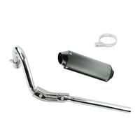 motorcycle End Pipes 28 MM Motorcycle Exhaust Muffler Silencer Pipe Assembly Kit Fit For CRF50 KT SUZUKI Pit Bike Motocross(Green)