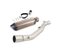 motorcycle End Pipes For HONDA VFR1200X Crosstourer | Motorcycle Exhaust System Middle Link Pipe With Stainless Steel(B)