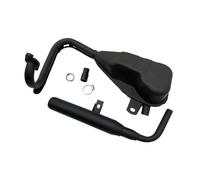 motorcycle End Pipes Muffler Exhaust Silencer Pipe Assembly Set Fit For Yamaha PW50 Peewee 50 Pit Dirt Bike(A set)
